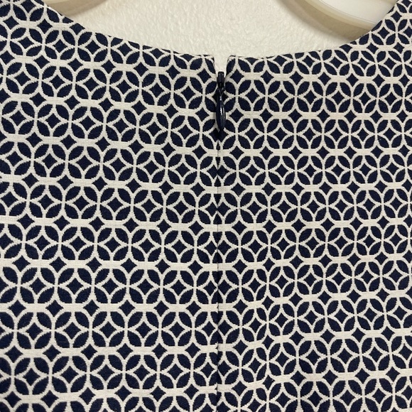 NWT Talbots Bow-Front Patterned Dress - Picture 11 of 15